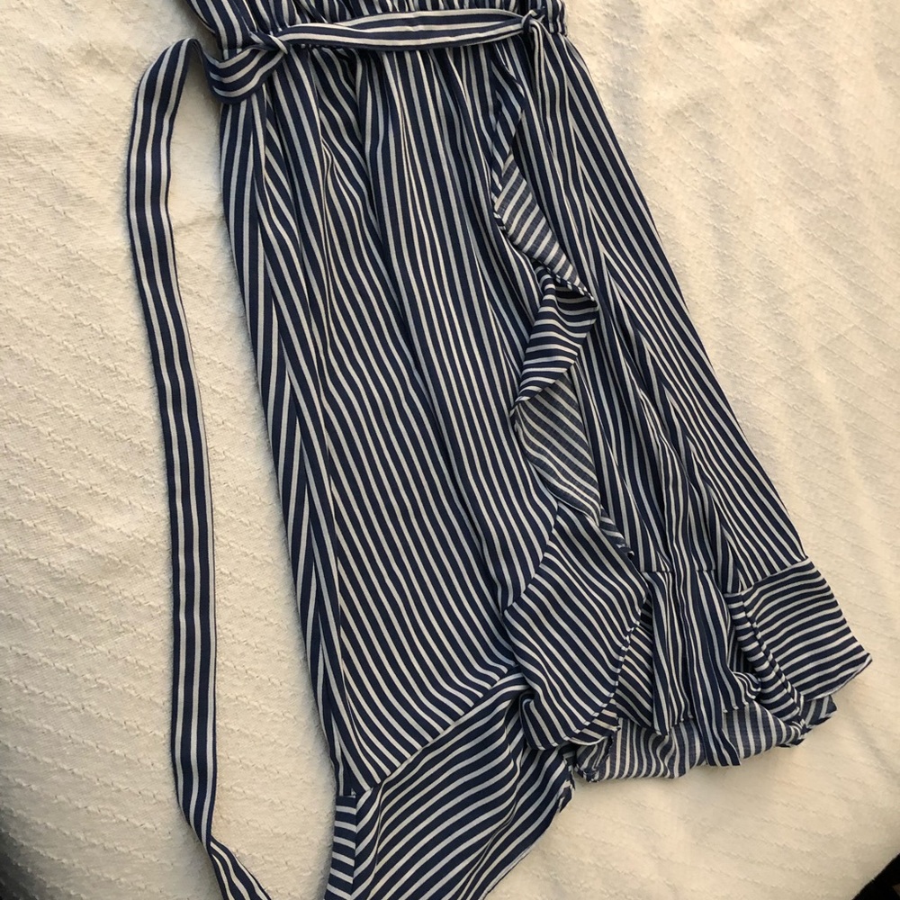 Naïf Nautical blue and white striped faux splice dress - Picture 5 of 7